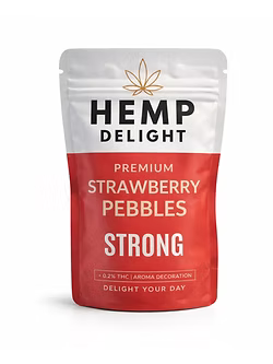 HEMP DELIGHT Strawberry Pabbles Strong